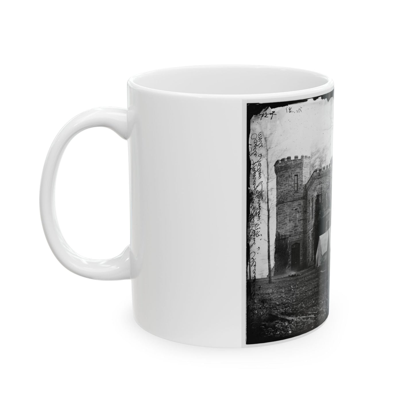 Auburn, Virginia.  Castle Murray  (Five Miles Southeast Of Warrenton), Headquarters Of Gen. Alfred Pleasonton (U.S. Civil War) White Coffee Mug