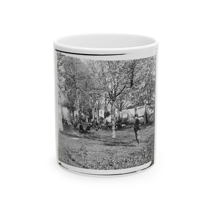 Auburn, Virginia. Evening Music At General Alfred Pleasonton's Headquarters (U.S. Civil War) White Coffee Mug