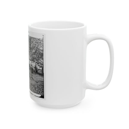 Auburn, Virginia. Evening Music At General Alfred Pleasonton's Headquarters (U.S. Civil War) White Coffee Mug