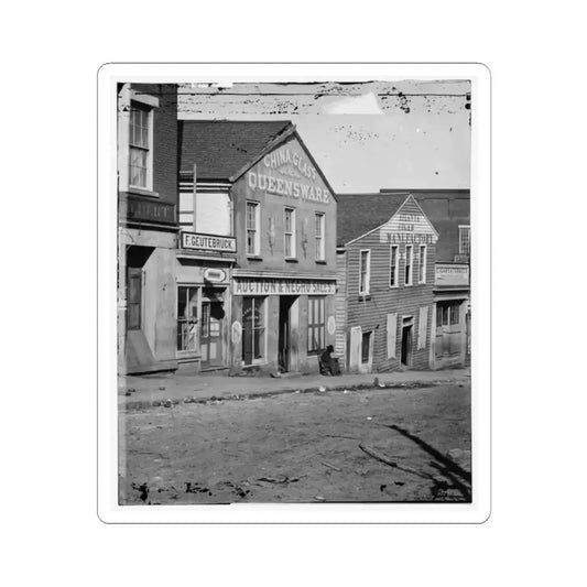Auction & Negro Sales,  Whitehall Street (U.S. Civil War) STICKER Vinyl Kiss-Cut Decal 2 Inch White - The Sticker Space