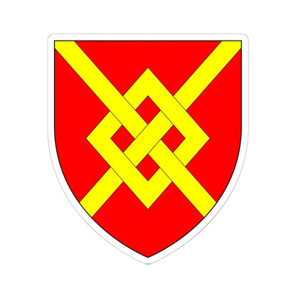 AudleyArms (England) (Coat of Arms) STICKER Vinyl Kiss-Cut Decal 6 Inch White - The Sticker Space