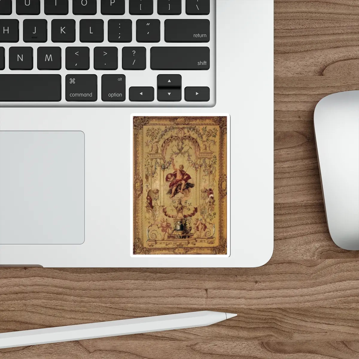 SKU:97220510473672292420 Sticker types:White Shape:Die-Cut Sizes:4" × 4"