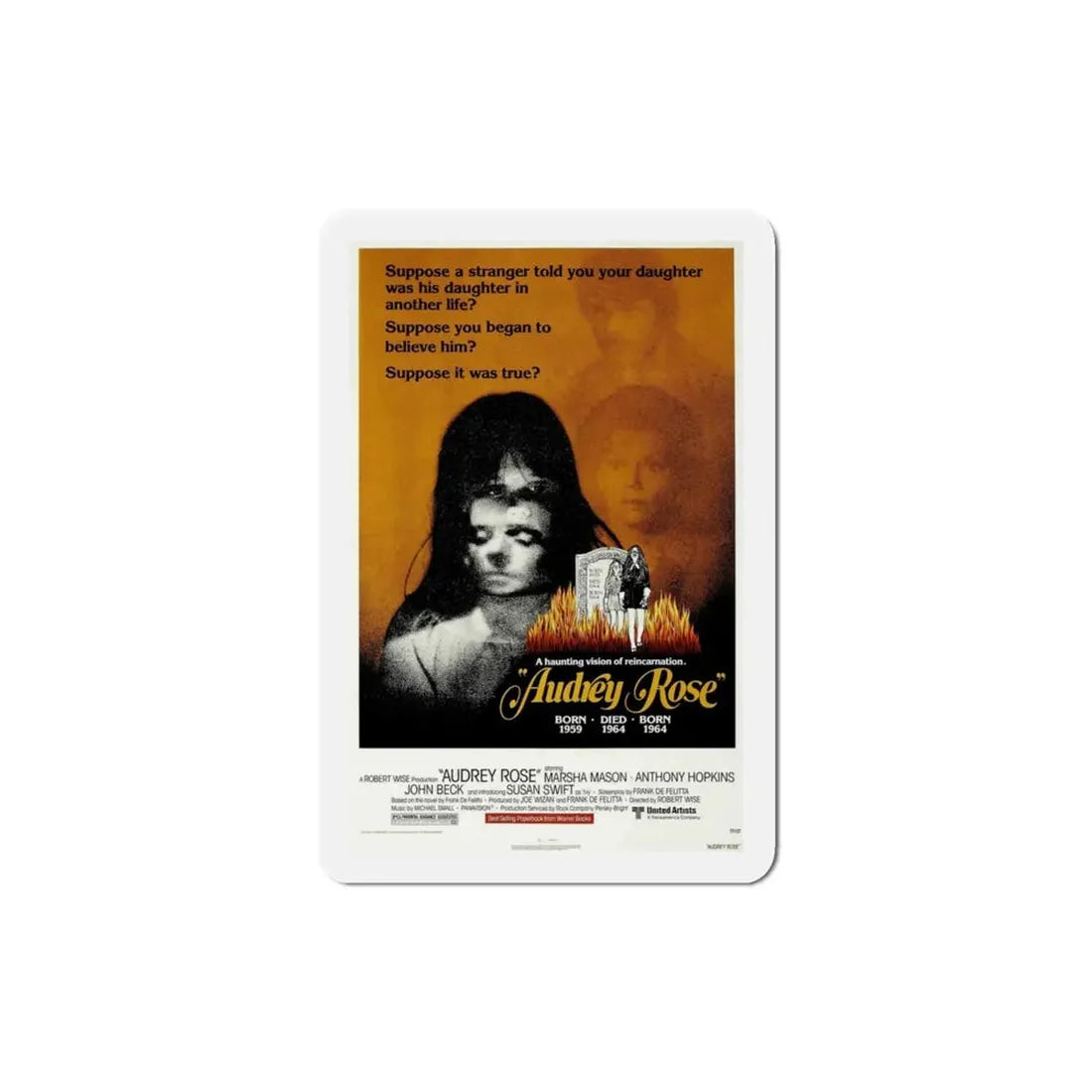Audrey Rose 1977 Movie Poster Refrigerator Magnet - The Sticker Space