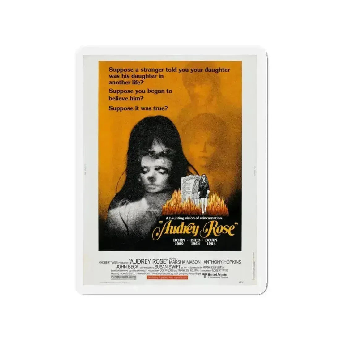 AUDREY ROSE 1977 Movie Poster - Refrigerator Magnet - The Sticker Space