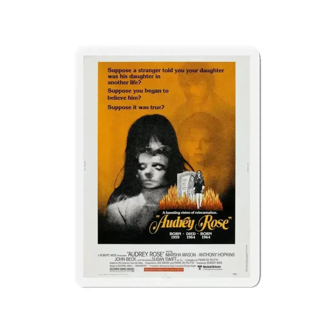 AUDREY ROSE 1977 Movie Poster - Refrigerator Magnet - The Sticker Space