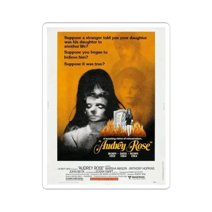 AUDREY ROSE 1977 Movie Poster - STICKER Vinyl Kiss-Cut Decal 2 Inch White - The Sticker Space