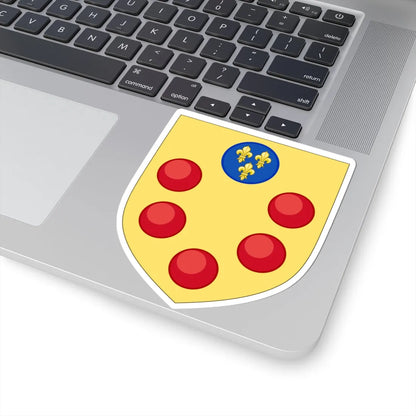 Augmented Arms of Medici (Italy) (Coat of Arms) STICKER Vinyl Kiss-Cut Decal - The Sticker Space