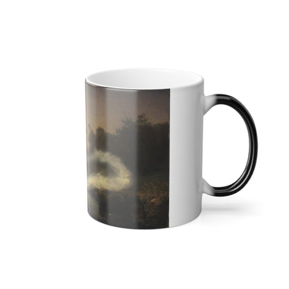 August Malmstrom (1829-1901) Dancing Fairies - 1866 - Color Changing Mug 11oz-11oz-The Sticker Space