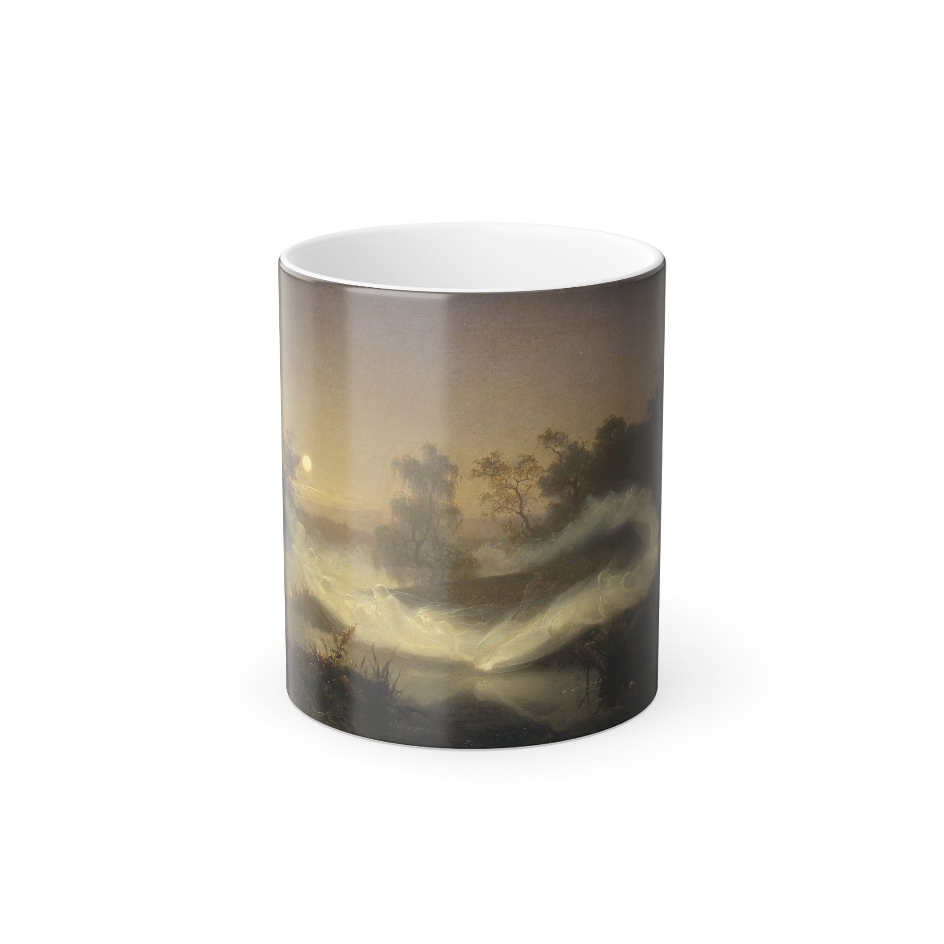 August Malmstrom (1829-1901) Dancing Fairies - 1866 - Color Changing Mug 11oz-11oz-The Sticker Space