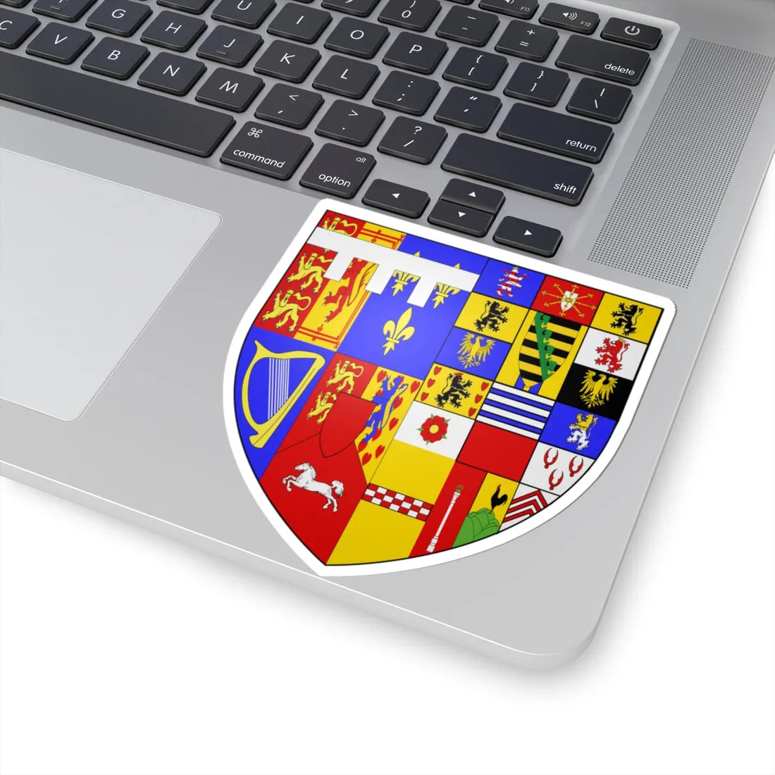 Augusta of Saxe-Gotha (United Kingdom) (Coat of Arms) STICKER Vinyl Kiss-Cut Decal - The Sticker Space
