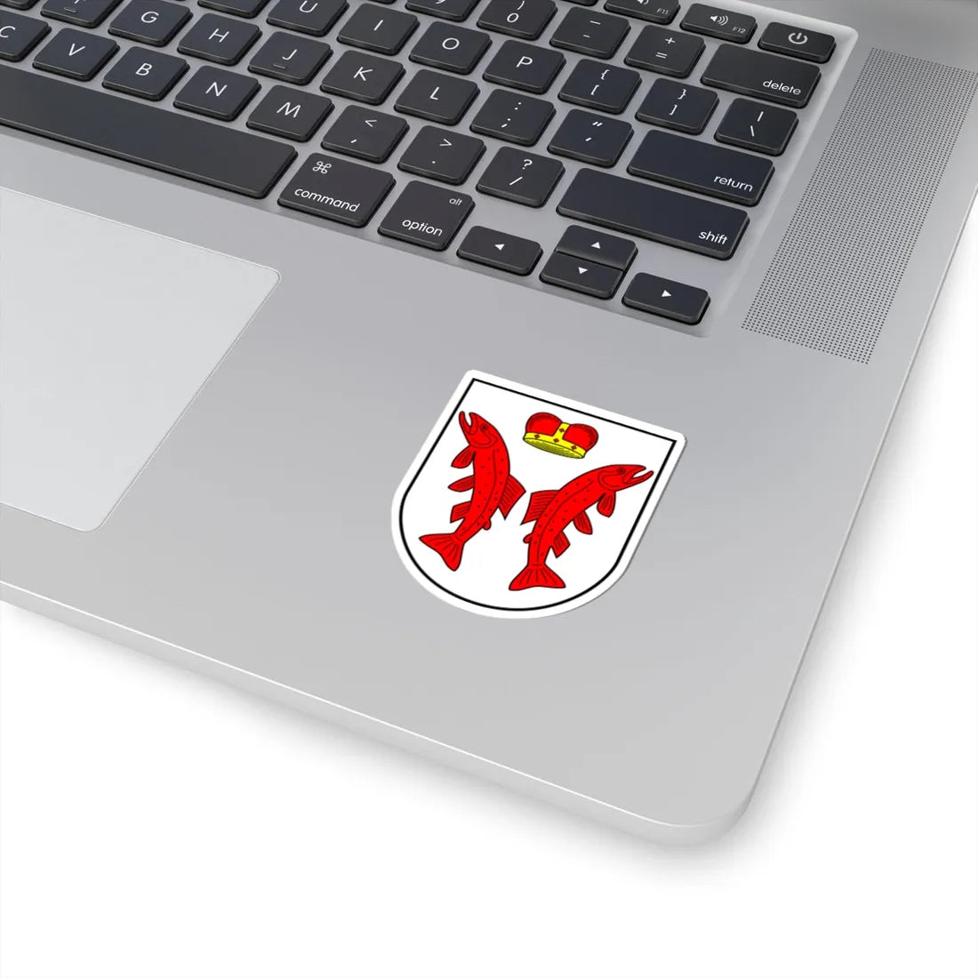 Aukstadvarioherbas (Lithuania) (Coat of Arms) STICKER Vinyl Kiss-Cut Decal - The Sticker Space