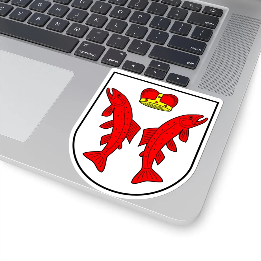 Aukstadvarioherbas (Lithuania) (Coat of Arms) STICKER Vinyl Kiss-Cut Decal - The Sticker Space