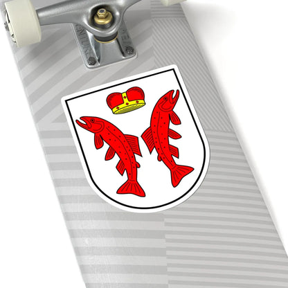 Aukstadvarioherbas (Lithuania) (Coat of Arms) STICKER Vinyl Kiss-Cut Decal - The Sticker Space