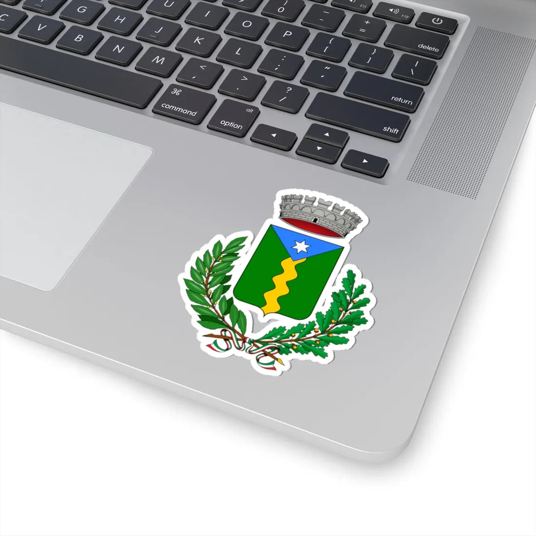 Aurano-Stemma (Italy) (Coat of Arms) STICKER Vinyl Kiss-Cut Decal - The Sticker Space