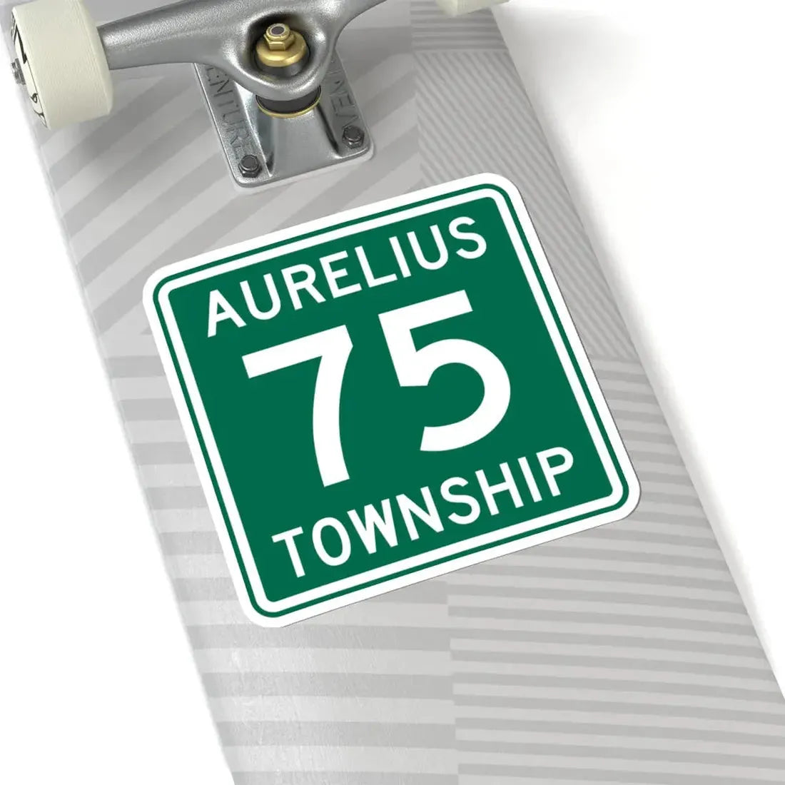 Aurelius Township Route 75 Washington County Ohio (Ohio) (Road Sign) STICKER Vinyl Kiss-Cut Decal - The Sticker Space