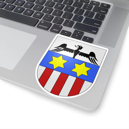 Aurigeno-coat of arms (Switzerland) (Coat of Arms) STICKER Vinyl Kiss-Cut Decal - The Sticker Space