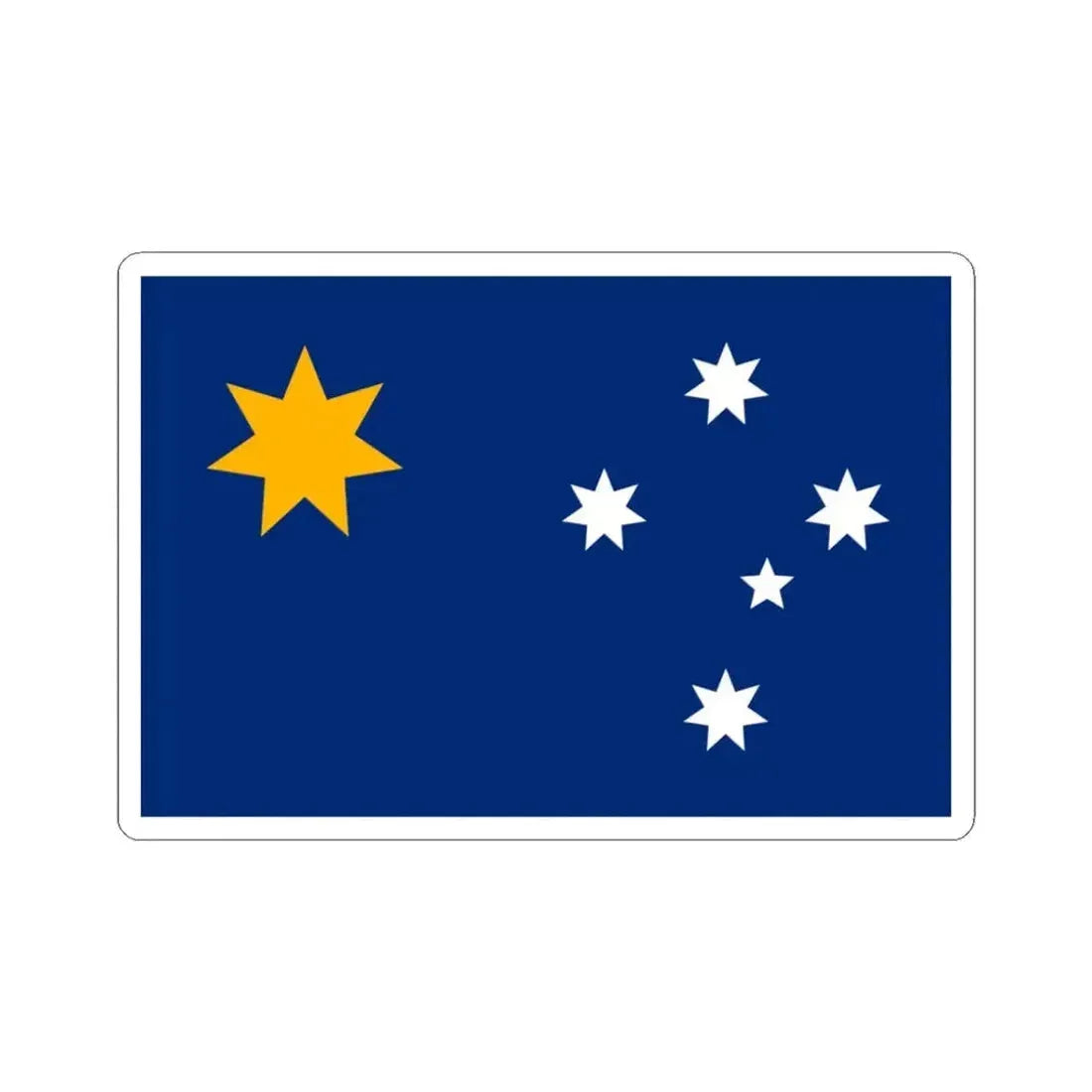 Ausflag 2000 a (Australia) STICKER Vinyl Kiss-Cut Decal 3 Inch White - The Sticker Space