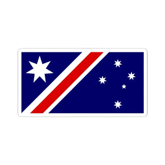 Ausflag - Design 011 (Australia) STICKER Vinyl Kiss-Cut Decal 2 Inch White - The Sticker Space