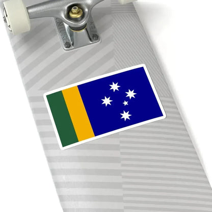 Ausflag - Proposed flag for sport events (Australia) STICKER Vinyl Kiss-Cut Decal - The Sticker Space