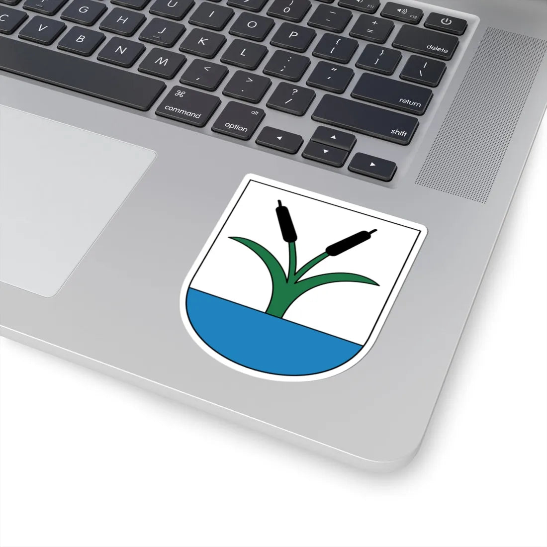 Auslikon-Balm-coat-of-arms (Switzerland) (Coat of Arms) STICKER Vinyl Kiss-Cut Decal - The Sticker Space