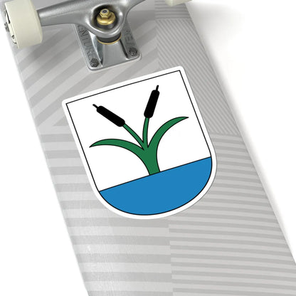 Auslikon-Balm-coat-of-arms (Switzerland) (Coat of Arms) STICKER Vinyl Kiss-Cut Decal - The Sticker Space