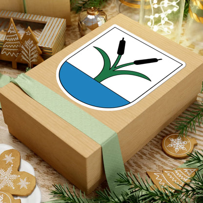 Auslikon-Balm-coat-of-arms (Switzerland) (Coat of Arms) STICKER Vinyl Kiss-Cut Decal - The Sticker Space