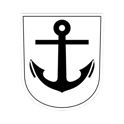 Aussersihl-blazon (Switzerland) (Coat of Arms) STICKER Vinyl Kiss-Cut Decal 3 Inch White - The Sticker Space