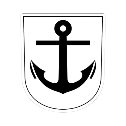 Aussersihl-blazon (Switzerland) (Coat of Arms) STICKER Vinyl Kiss-Cut Decal 4 Inch White - The Sticker Space