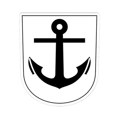 Aussersihl-blazon (Switzerland) (Coat of Arms) STICKER Vinyl Kiss-Cut Decal 6 Inch White - The Sticker Space
