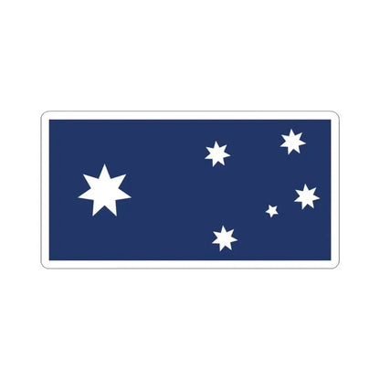 Australasian Posts Proposal 1968 Australian Flag Proposal (Australia) STICKER Vinyl Kiss-Cut Decal 3 Inch White - The Sticker Space