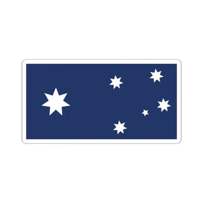 Australasian Posts Proposal 1968 Australian Flag Proposal (Australia) STICKER Vinyl Kiss-Cut Decal 4 Inch White - The Sticker Space
