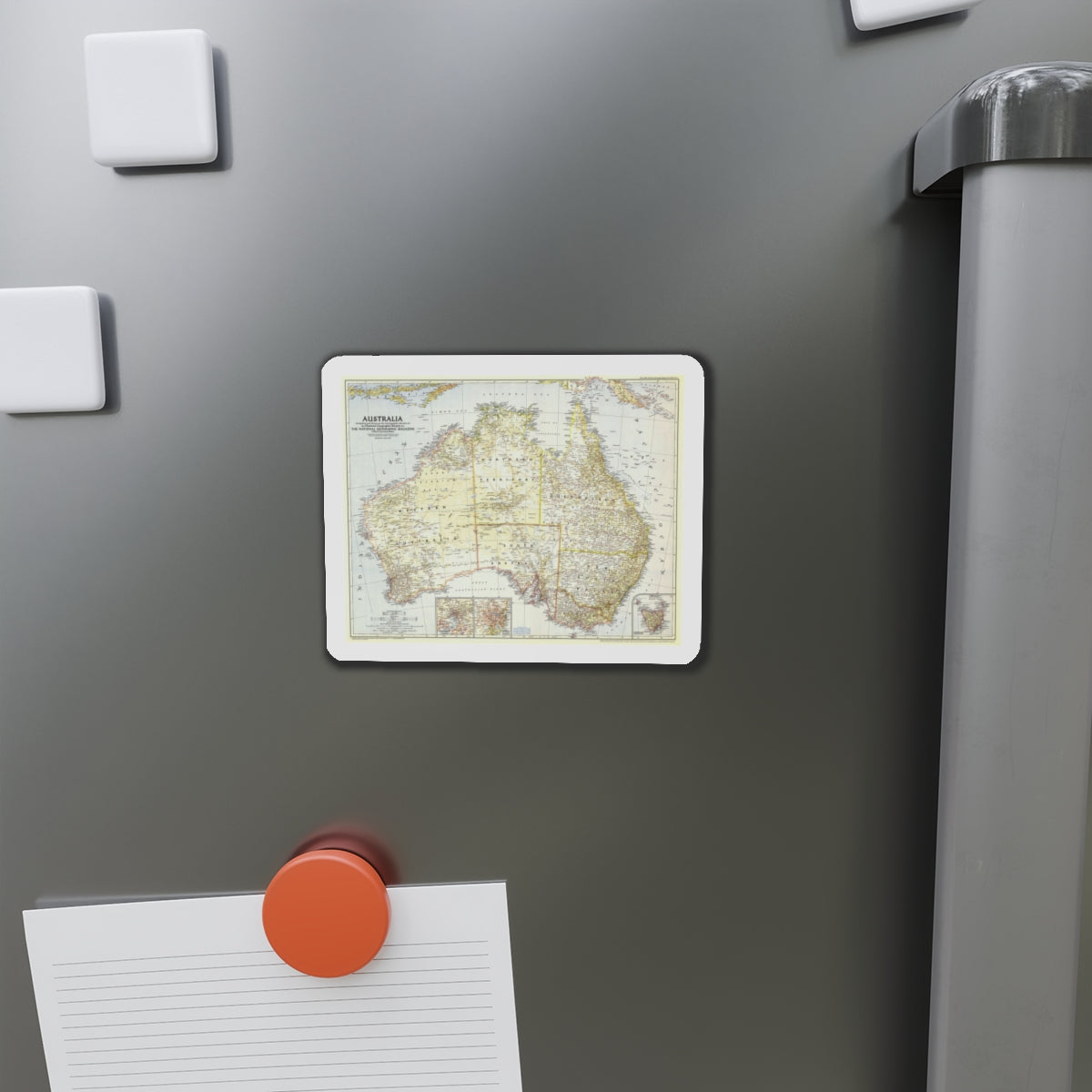 Australia (1948) (Map) Refrigerator Magnet-The Sticker Space