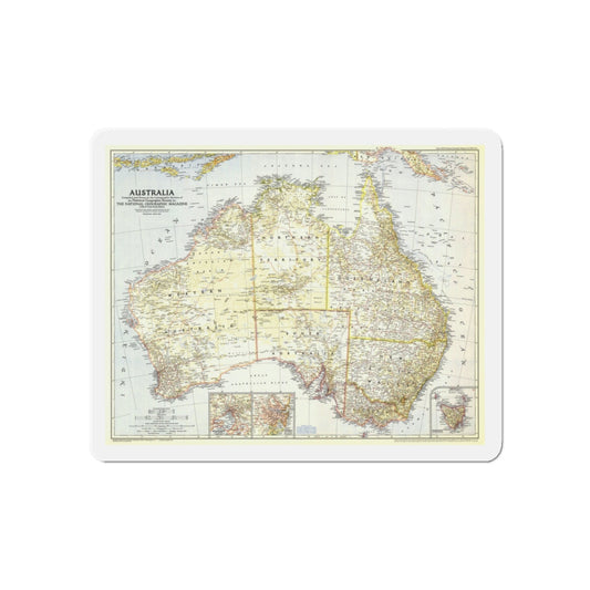 Australia (1948) (Map) Refrigerator Magnet-6 × 6"-The Sticker Space