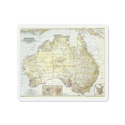 Australia (1948) (Map) Refrigerator Magnet - The Sticker Space