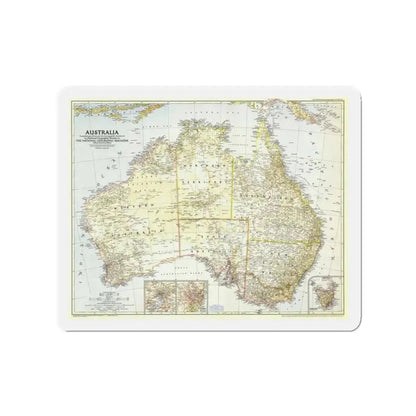 Australia (1948) (Map) Refrigerator Magnet - The Sticker Space