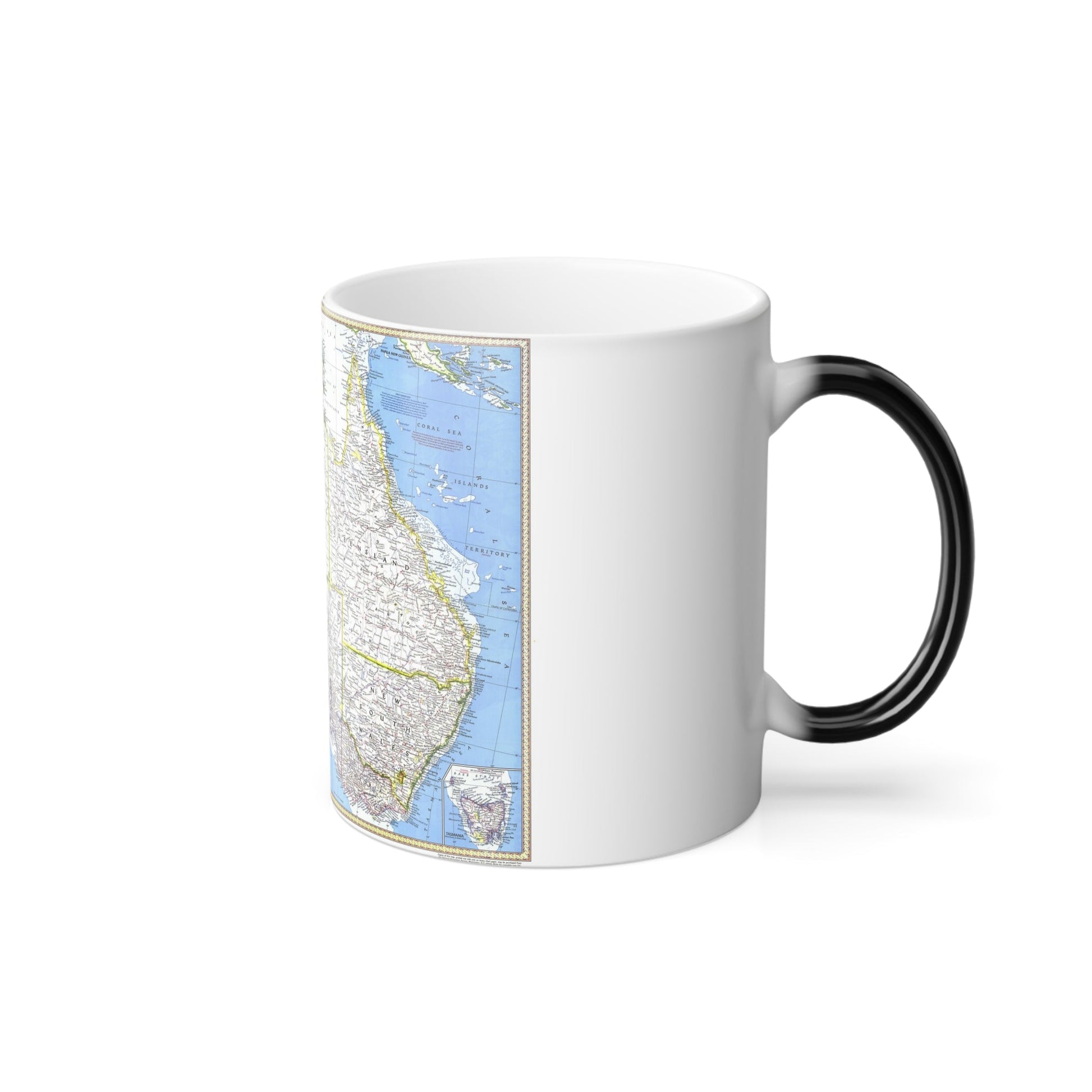 Australia (1979) (Map) Color Changing Mug 11oz-11oz-The Sticker Space