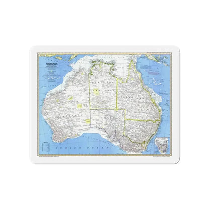 Australia (1979) (Map) Refrigerator Magnet 4 Inch - The Sticker Space