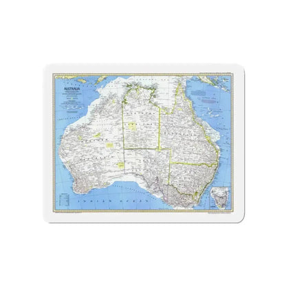 Australia (1979) (Map) Refrigerator Magnet 5 Inch - The Sticker Space