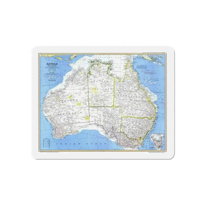 Australia (1979) (Map) Refrigerator Magnet 6 Inch - The Sticker Space