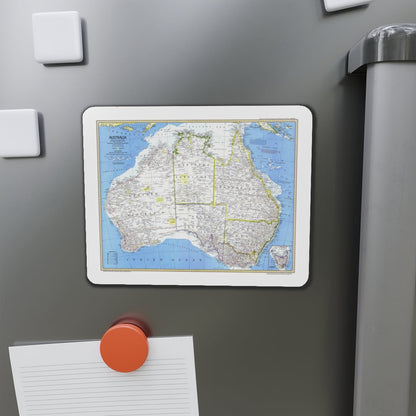 Australia (1979) (Map) Refrigerator Magnet-The Sticker Space