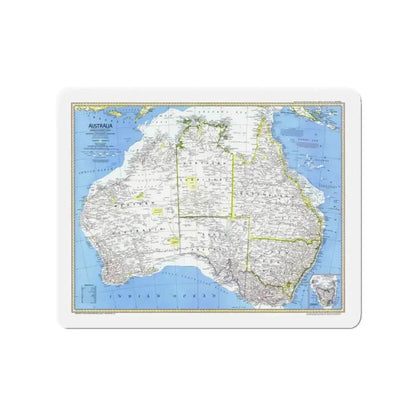 Australia (1979) (Map) Refrigerator Magnet - The Sticker Space