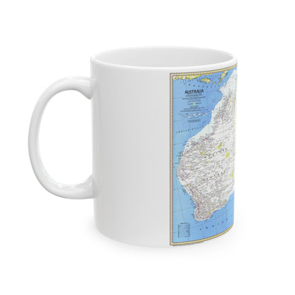 Australia (1979) (Map) White Coffee Mug-The Sticker Space