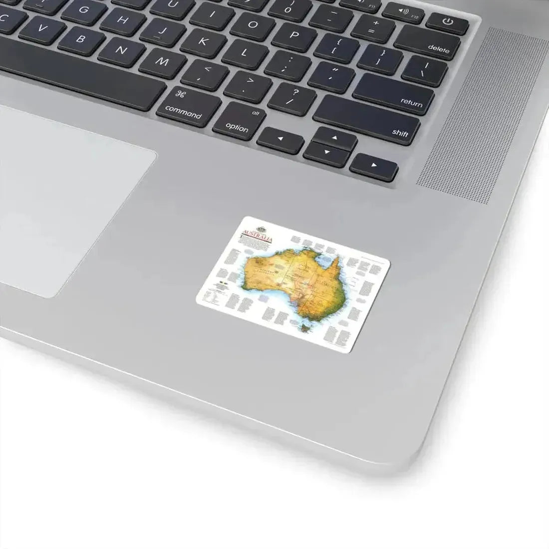 Australia - A Traveller's Look (1988) (Map) STICKER Vinyl Kiss-Cut Decal - The Sticker Space