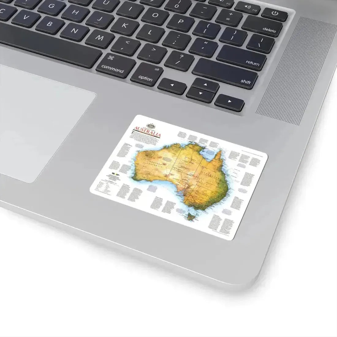 Australia - A Traveller's Look (1988) (Map) STICKER Vinyl Kiss-Cut Decal - The Sticker Space