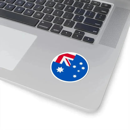 Australia flag icon round (Australia) STICKER Vinyl Kiss-Cut Decal - The Sticker Space