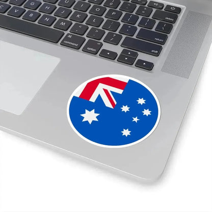 Australia flag icon round (Australia) STICKER Vinyl Kiss-Cut Decal - The Sticker Space