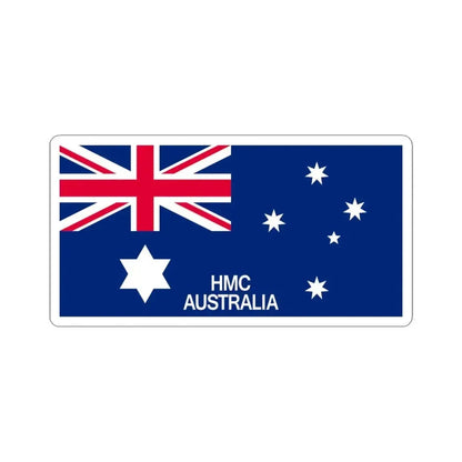 Australian Customs Flag 1903-1904 (Australia) STICKER Vinyl Kiss-Cut Decal 6 Inch White - The Sticker Space