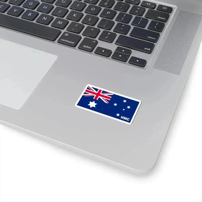 Australian Customs Flag 1904-1909 (Australia) STICKER Vinyl Kiss-Cut Decal - The Sticker Space