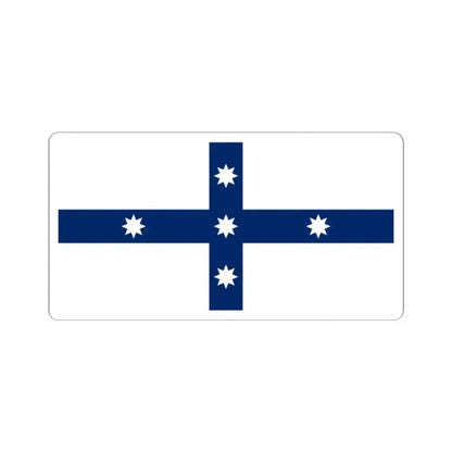 Australian Federation Flag without Union Jack (Australia) STICKER Vinyl Kiss-Cut Decal 2 Inch White - The Sticker Space