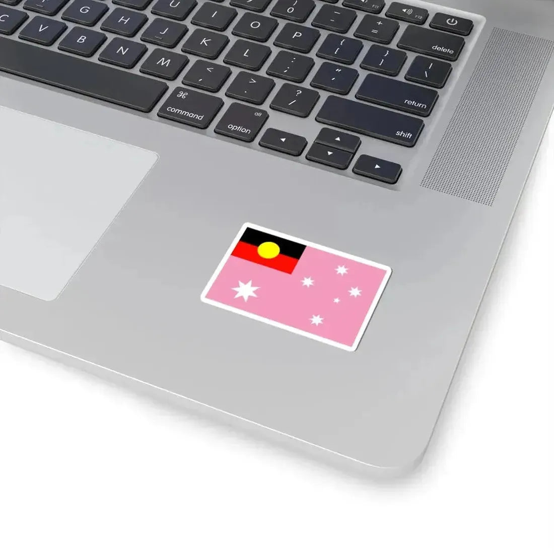 Australian Gay Pride Flag with Aboriginal Flag 2-3 (Australia) STICKER Vinyl Kiss-Cut Decal - The Sticker Space